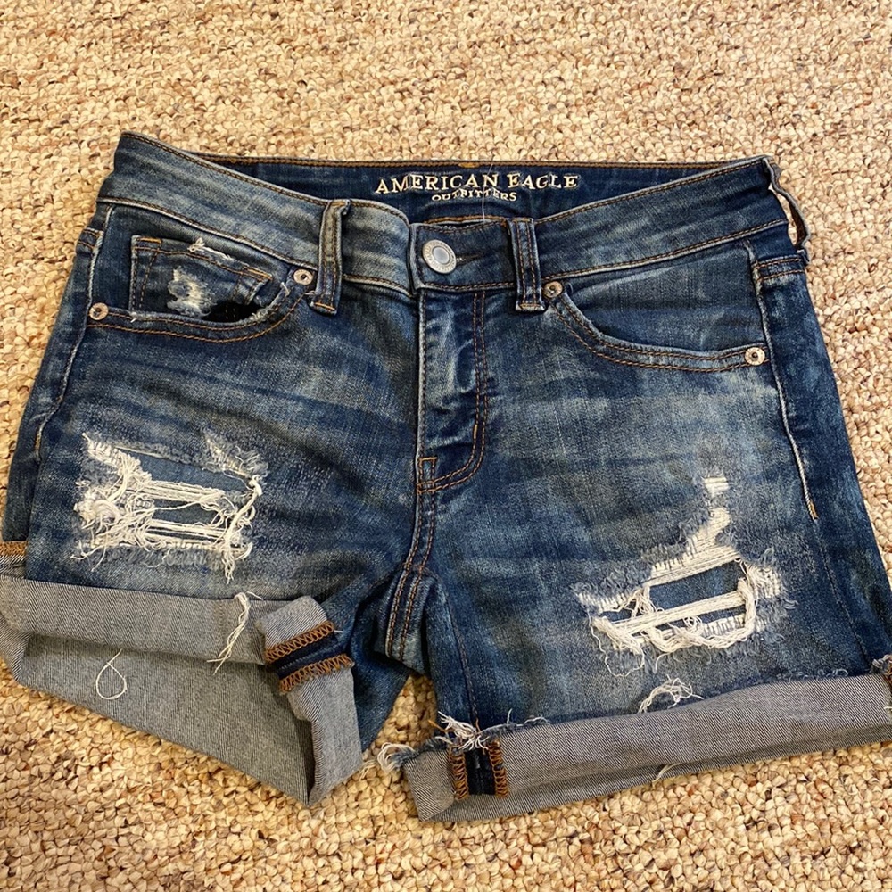 American eagle denim shorts